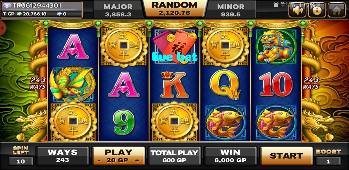 live bet casino presented on mobile device in Pakistan with slots and live games